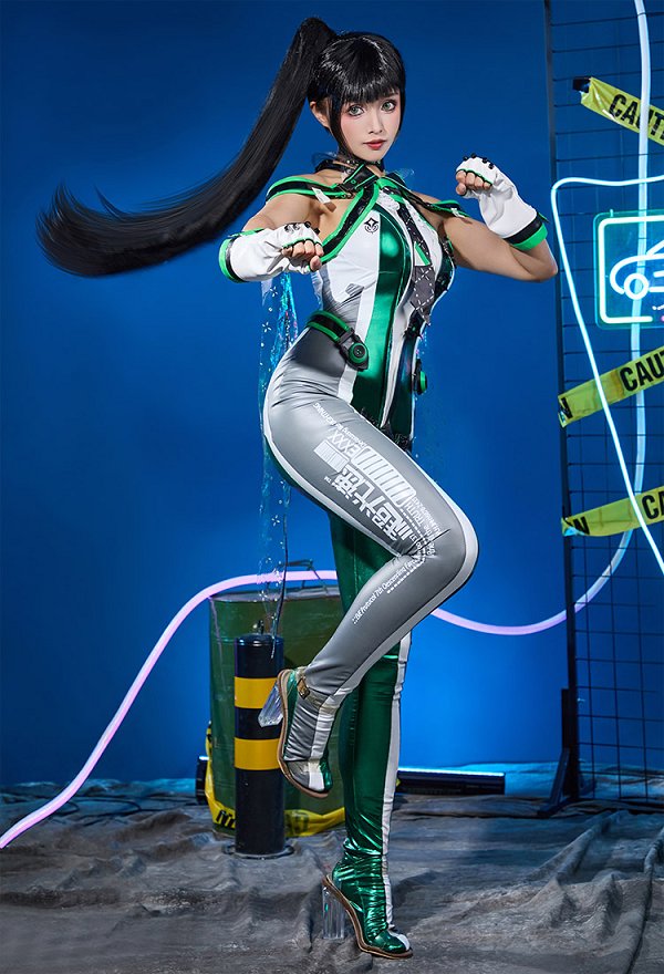 Stellar Blade ステラーブレイド イブ 緑色 プラネットダイブスーツ コスプレ 衣装