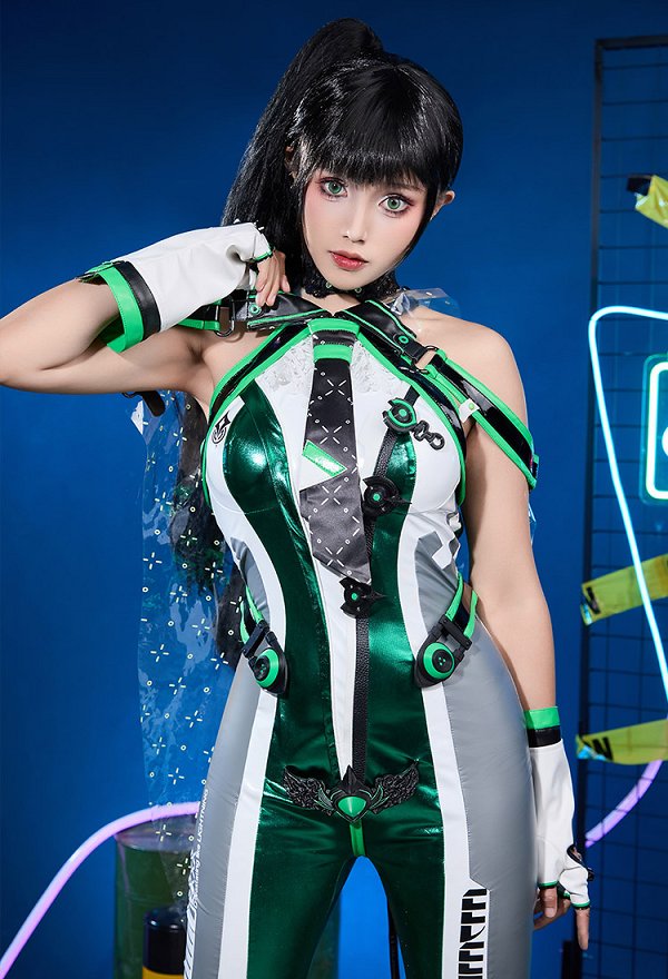 Stellar Blade ステラーブレイド イブ 緑色 プラネットダイブスーツ コスプレ 衣装