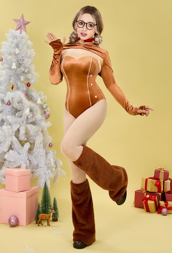 クリスマス トナカイ 可愛い もふもふ スカートセット