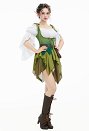 中世 ハロウィン エルフ 妖精 コルセット セットアップ
