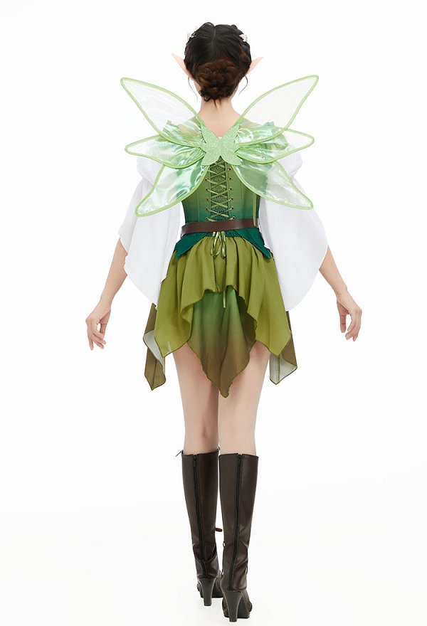 中世 ハロウィン エルフ 妖精 コルセット セットアップ
