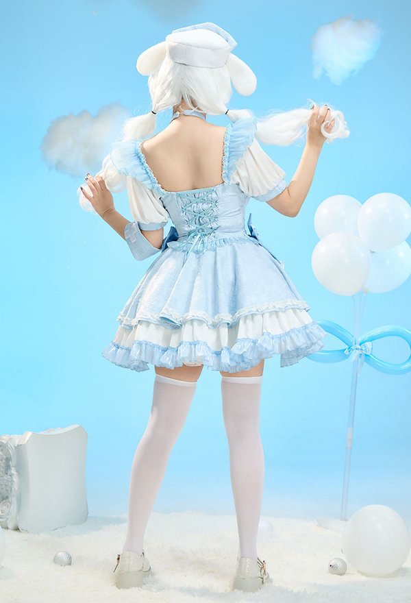 サンリオ シナモロール 擬人 コスプレ ロリータドレス