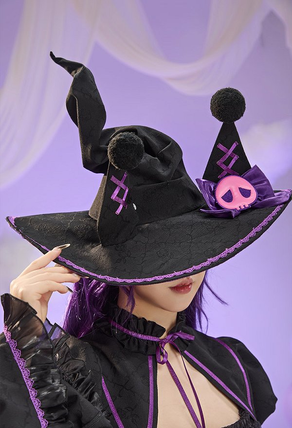 サンリオ クロミ 擬人 魔女 コスプレ ハロウィン ドレス サンリオ クロミ 擬人 魔女 コスプレ ハロウィン ドレス