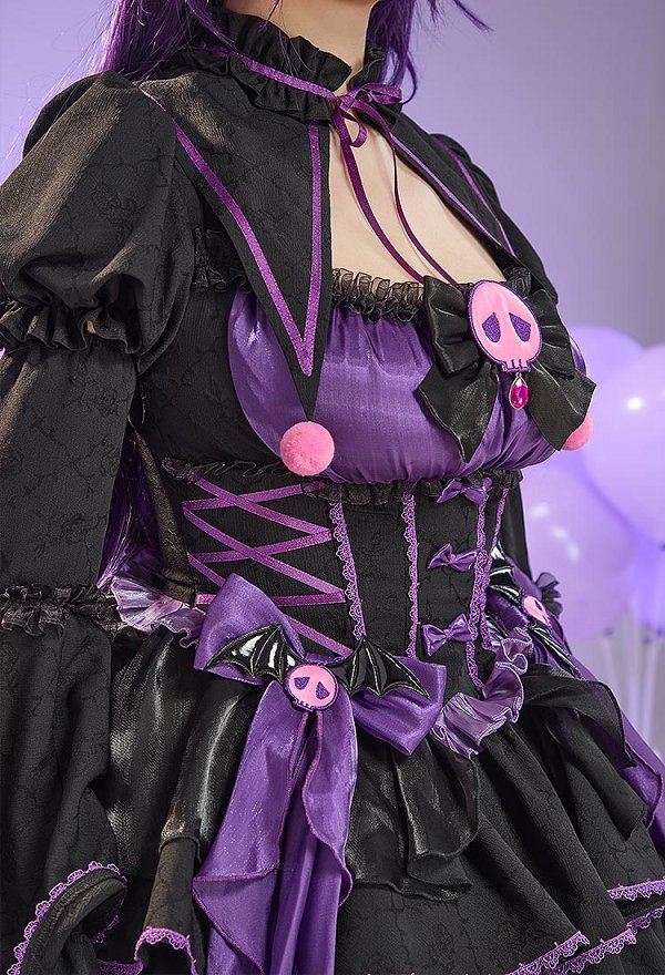サンリオ クロミ 擬人 魔女 コスプレ ハロウィン ドレス サンリオ クロミ 擬人 魔女 コスプレ ハロウィン ドレス