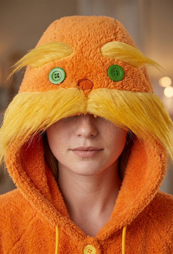 オレンジ色 ふわふわ パジャマ ハロウィン用 ルームウェア オレンジ色 ふわふわ パジャマ ハロウィン用 ルームウェア