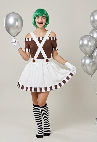 ハロウィーン チョコレート工場スタッフコスチューム