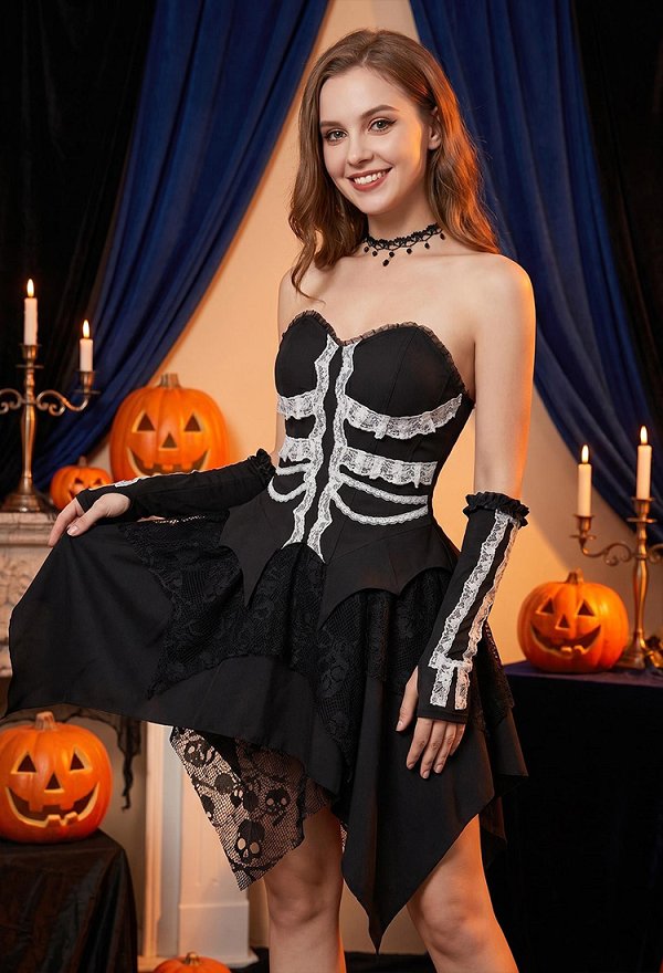 ハロウィン用 ゴートレス・スケルトンセット ハロウィン用 ゴートレス・スケルトンセット