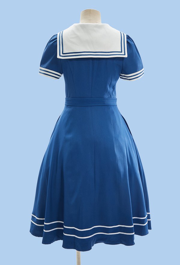 レディース 1950s セーラー ワンピース