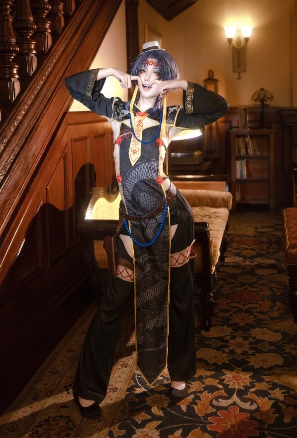 池咲ミサ マフイアキョンシーく ん コスプレ 衣装 池咲ミサ マフイアキョンシーく ん コスプレ 衣装