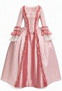 ルネサンス 中世風 衣装 ロココ調 ピンク ドレス コルセット付き