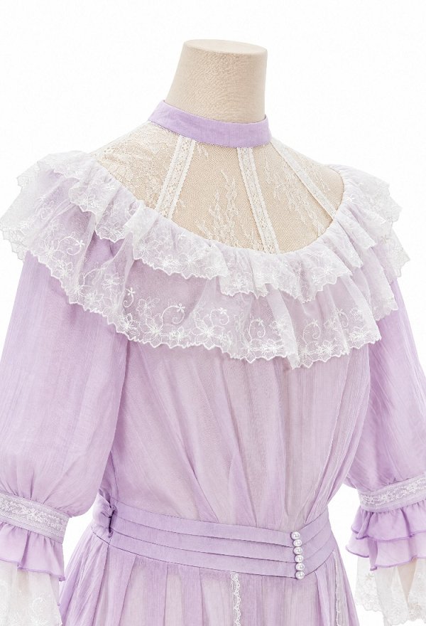 Daizbella エドワード パープル ヴィンテージ ロングドレス Daizbella エドワード パープル ヴィンテージ ロングドレス