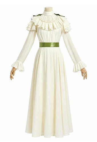 Daizbella エドワード時代 ハイネックシャツ リボン付き ロングスカート