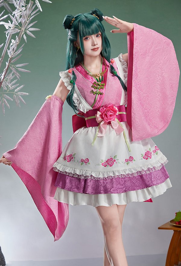薬屋のひとりごと マオマオ コスプレ 同人 和風 ワンピース