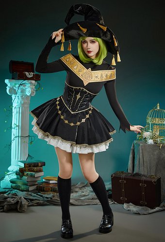 とんがり帽子のアトリエ ココ コスプレ 同人 カジュアル ドレス