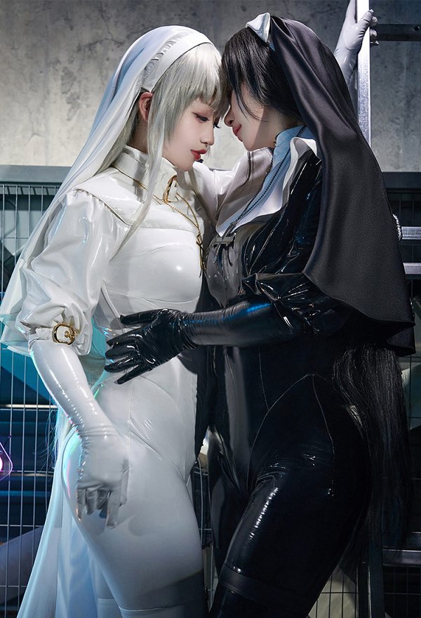 修道女 シスター（illustration by Chowbie）コスプレ 衣装 白色