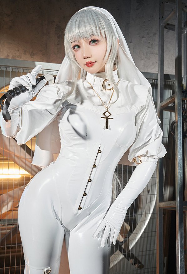 修道女 シスター（illustration by Chowbie）コスプレ 衣装 白色