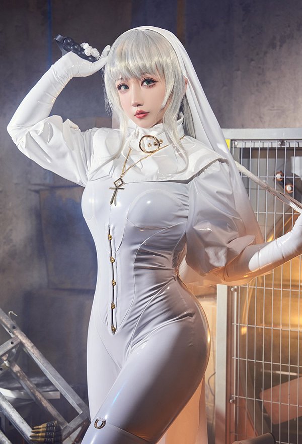 修道女 シスター（illustration by Chowbie）コスプレ 衣装 白色