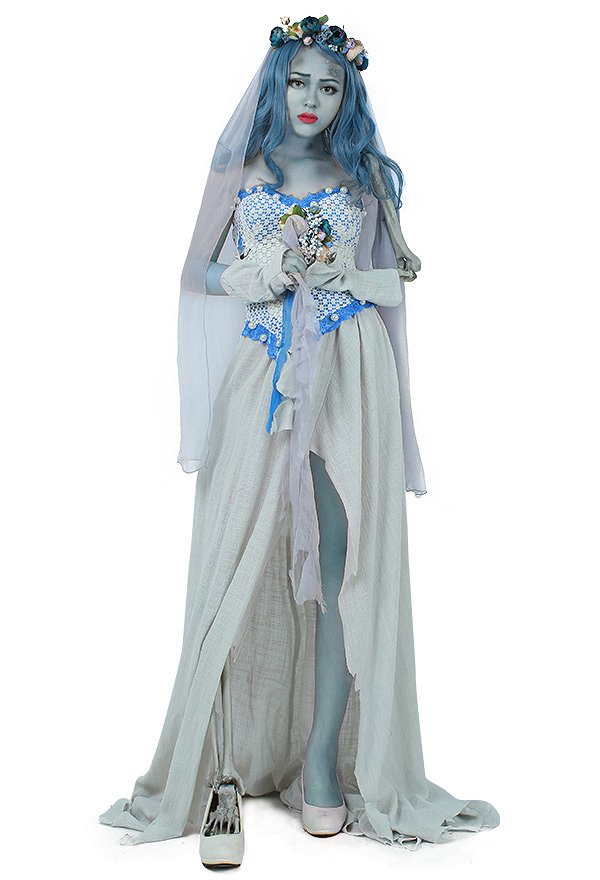 ハロウィンコスプレ ゾンビ 花嫁 コスプレ 衣装 ドレス ハロウィン仮装