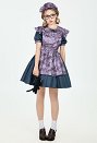 邪悪なメイド ゴシック ヴァンパイア ハロウィン ドレス