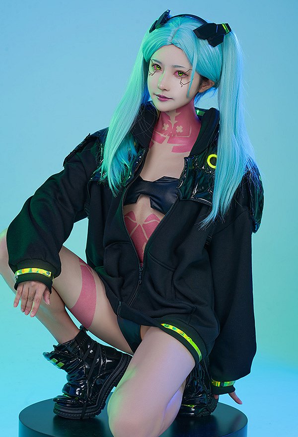 サイバーパンク: エッジランナーズ レベッカ コスプレ 衣装 タトゥーシール付き サイバーパンク: エッジランナーズ レベッカ コスプレ 衣装 タトゥーシール付き