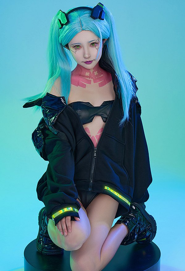 サイバーパンク: エッジランナーズ レベッカ コスプレ 衣装 タトゥーシール付き サイバーパンク: エッジランナーズ レベッカ コスプレ 衣装 タトゥーシール付き
