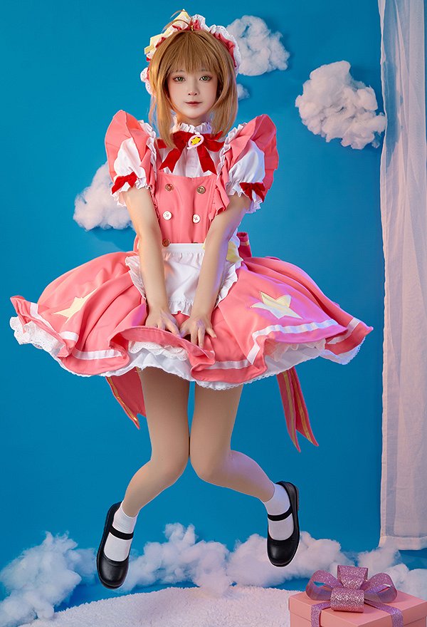 カードキャプターさくら 木之本桜 コスプレ 衣装 同人メイド