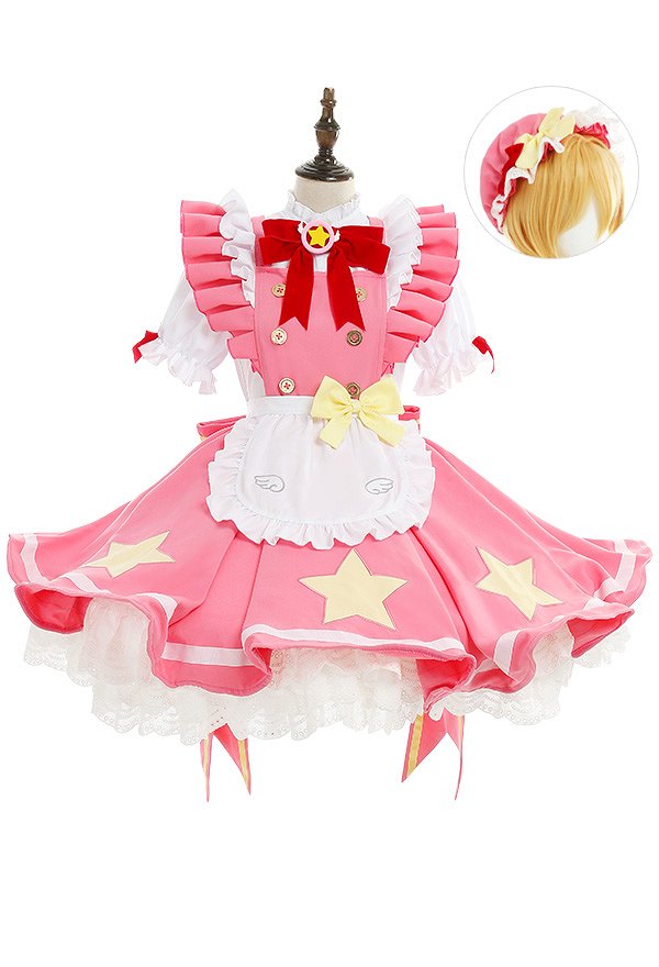 カードキャプターさくら 木之本桜 コスプレ 衣装 同人メイド