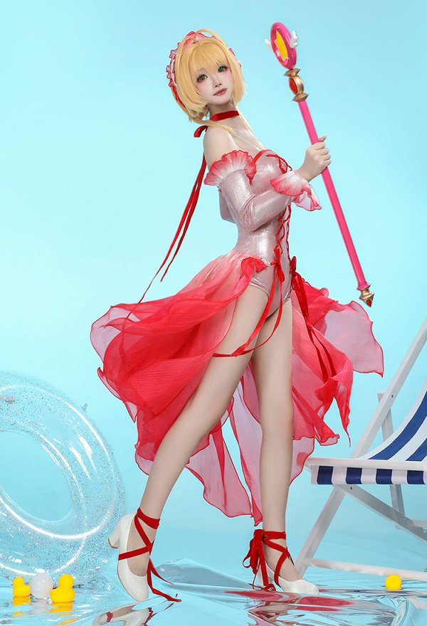 カードキャプターさくら 木之本桜 金魚 コスプレ 衣装