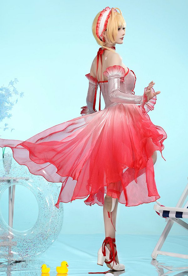 カードキャプターさくら 木之本桜 金魚 コスプレ 衣装