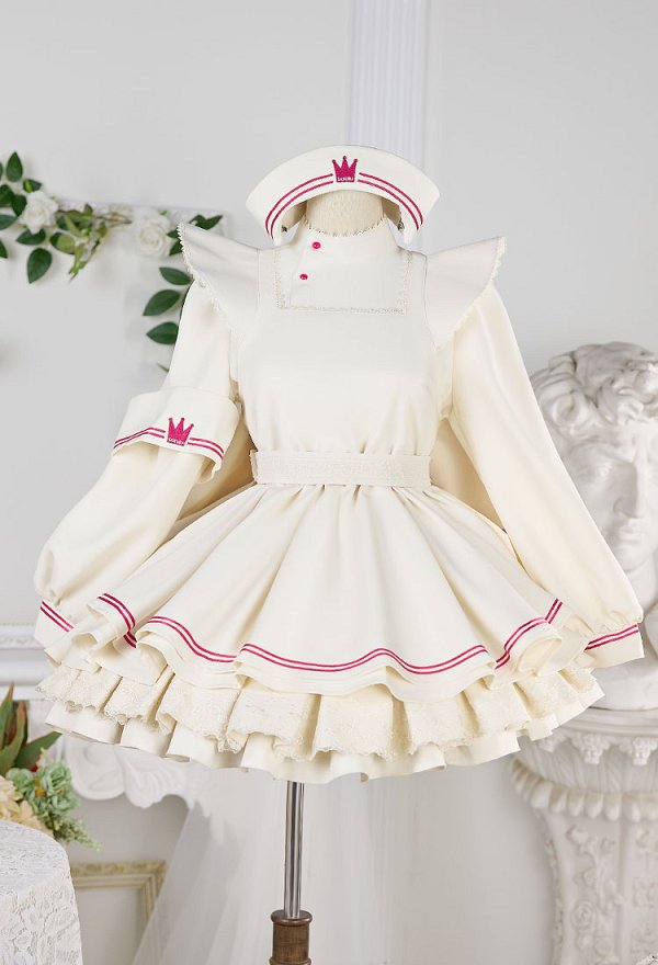 カードキャプターさくら 木之本桜 ナースVer コスプレ 衣装