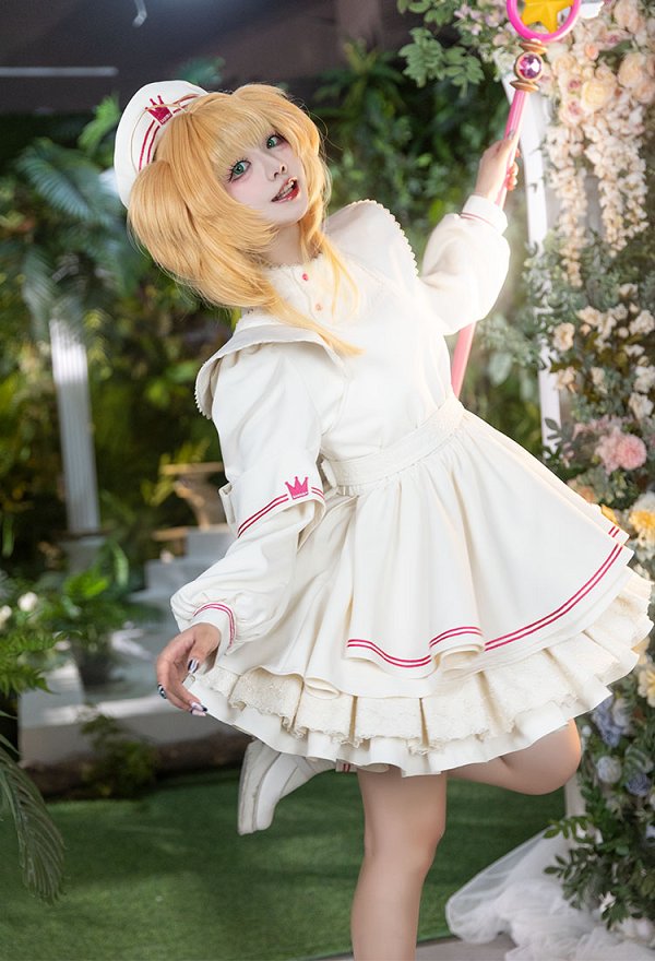 カードキャプターさくら 木之本桜 ナースVer コスプレ 衣装