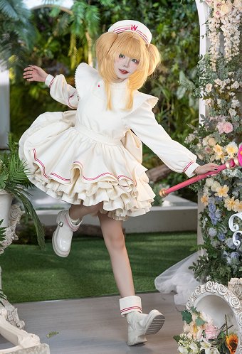 カードキャプターさくら 木之本桜 ナースVer コスプレ 衣装