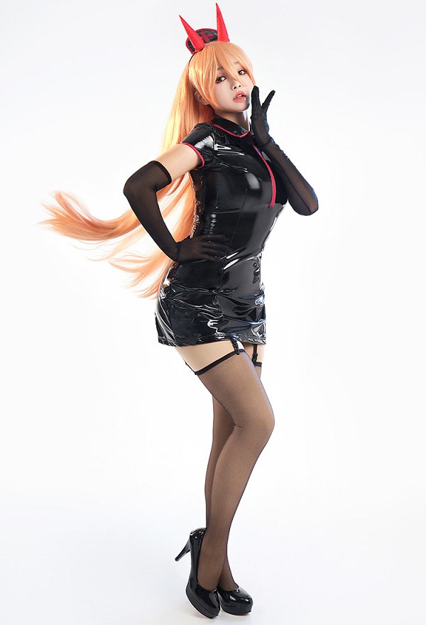 チェンソー パワー コスプレ 看護師服 黒色 チェンソー パワー コスプレ 看護師服 黒色