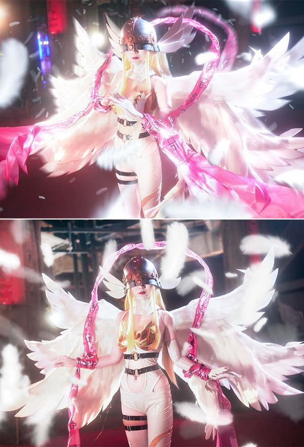 デジタルモンスター エンジェウーモン コスプレ 衣装