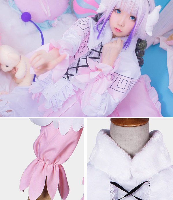 小林さんちのメイドラゴン カンナ·カムイコスプレ 衣装 メイド 制服