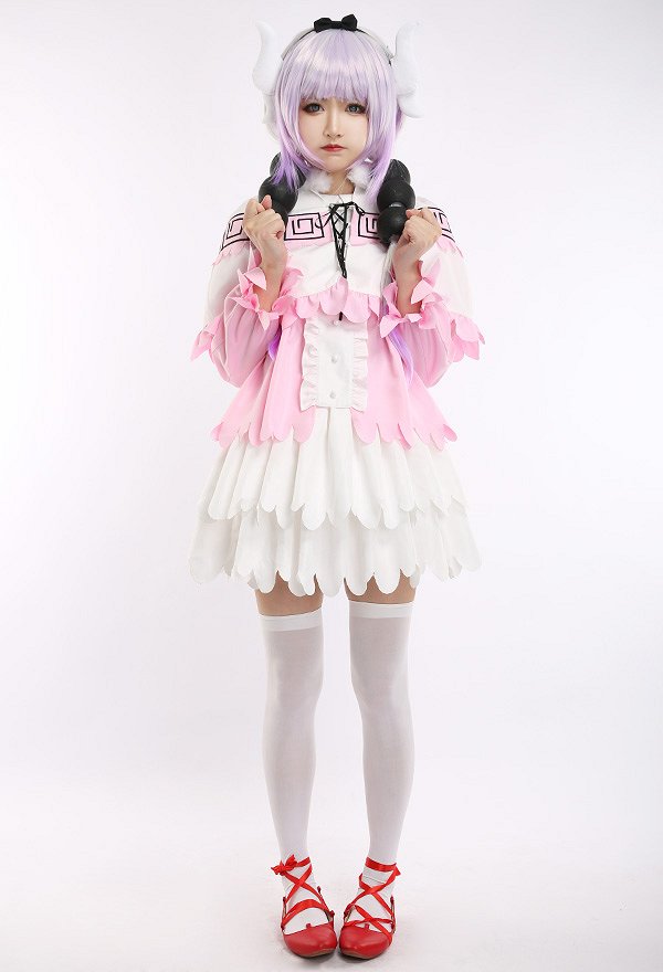 小林さんちのメイドラゴン カンナ·カムイコスプレ 衣装 メイド 制服
