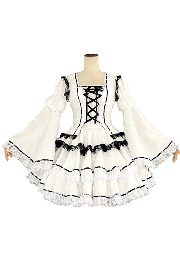 しゅごキャラ!月詠歌唄 白い ロリータドレス コスプレ 衣装 しゅごキャラ!月詠歌唄 白い ロリータドレス コスプレ 衣装