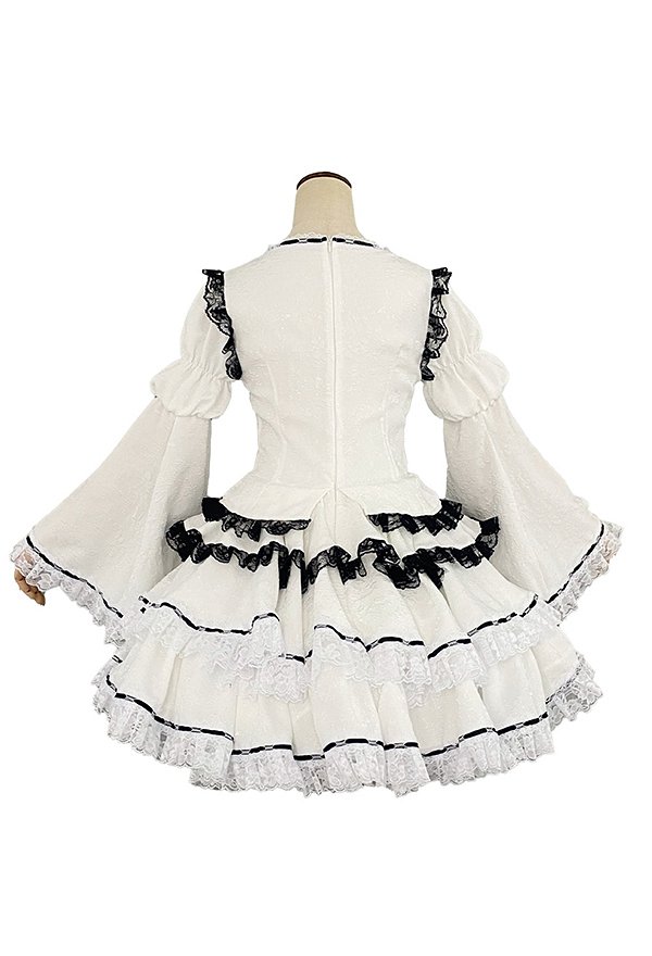 しゅごキャラ!月詠歌唄 白い ロリータドレス コスプレ 衣装 しゅごキャラ!月詠歌唄 白い ロリータドレス コスプレ 衣装