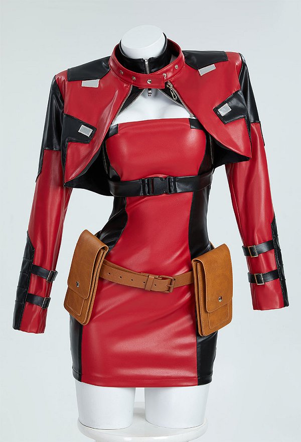 デッドプール コスプレ 性転換 派生服 レーシングスーツ