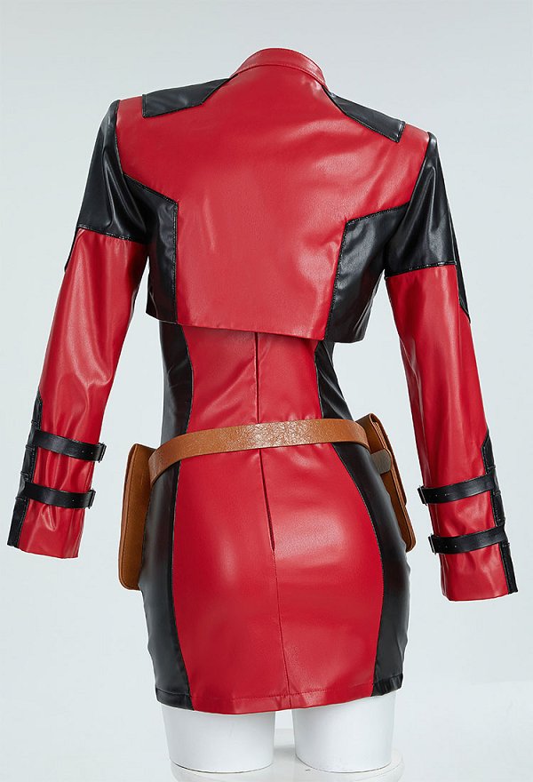 デッドプール コスプレ 性転換 派生服 レーシングスーツ