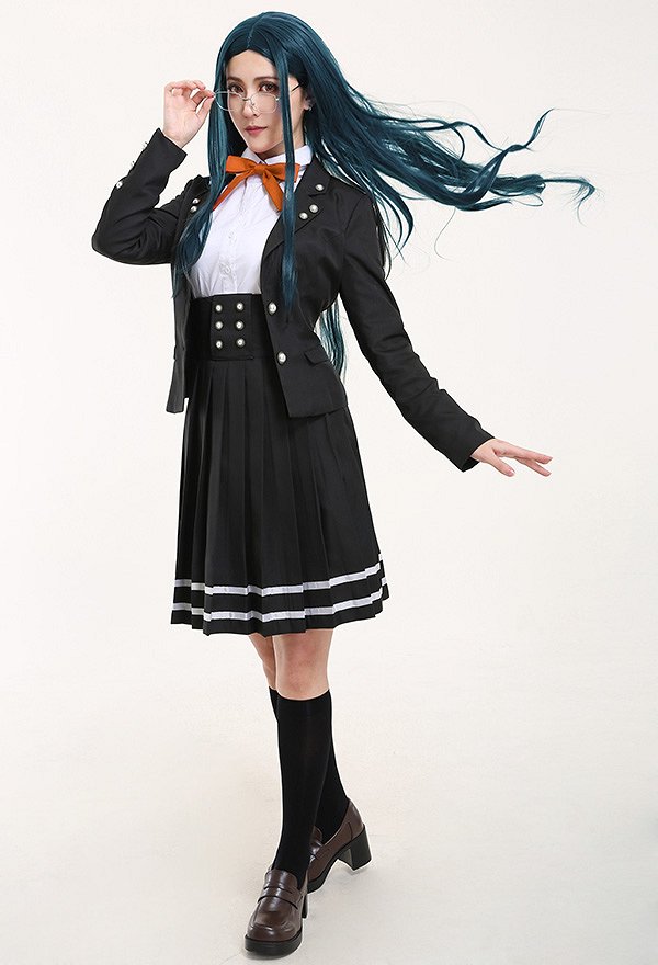 ニューダンガンロンパV3 白银 つ むぎ コスプレ 衣装 学生制服 ニューダンガンロンパV3 白银 つ むぎ コスプレ 衣装 学生制服
