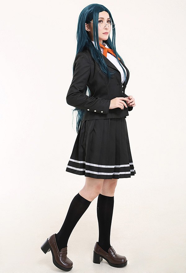 ニューダンガンロンパV3 白银 つ むぎ コスプレ 衣装 学生制服 ニューダンガンロンパV3 白银 つ むぎ コスプレ 衣装 学生制服