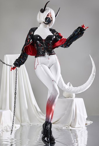 ThermoALTER (イラスト by エカニス・エニカ) コスプレ 衣装 機械風PUレザー製