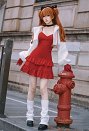 エヴァ × Bilibili goods Falling in Winter アスカ・ラングレー コスプレ 衣装