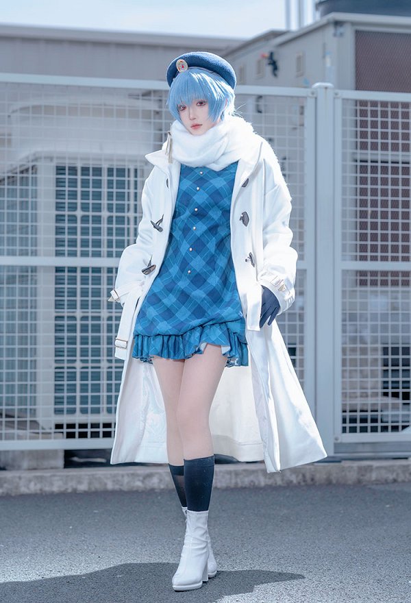 エヴァ × Bilibili goods Falling in Winter 綾波レイ コスプレ 衣装 エヴァ × Bilibili goods Falling in Winter 綾波レイ コスプレ 衣装