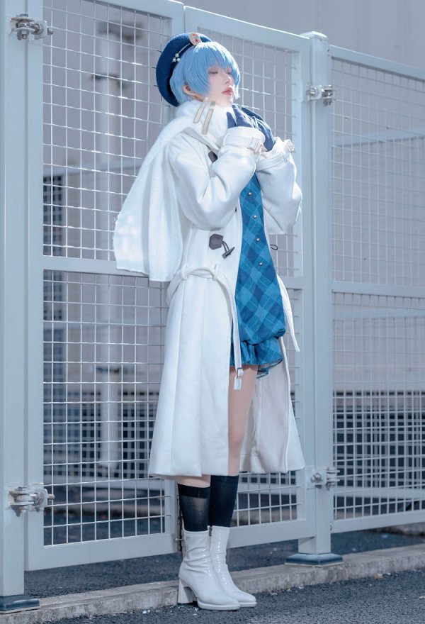 エヴァ × Bilibili goods Falling in Winter 綾波レイ コスプレ 衣装 エヴァ × Bilibili goods Falling in Winter 綾波レイ コスプレ 衣装