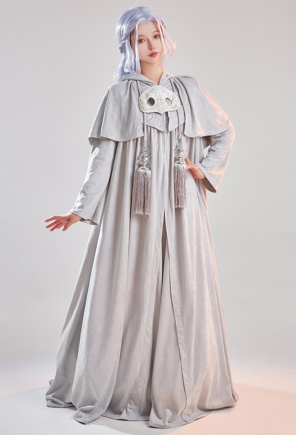 ファイナルファンタジーXIV 古代人 灰色ローブ コスプレ 衣装