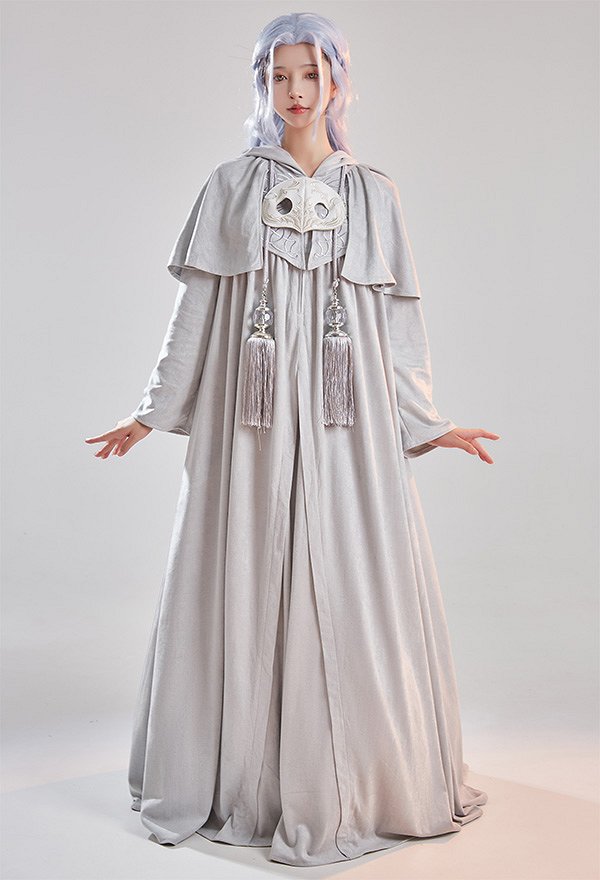 ファイナルファンタジーXIV 古代人 灰色ローブ コスプレ 衣装