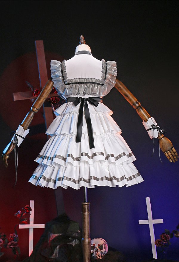 ファイナルファンタジーXIV「クウェインチュレル・ラッフルドレス」 コスプレ 衣装