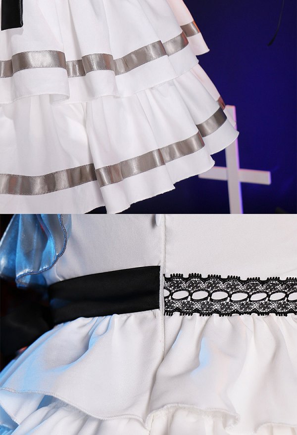 ファイナルファンタジーXIV「クウェインチュレル・ラッフルドレス」 コスプレ 衣装
